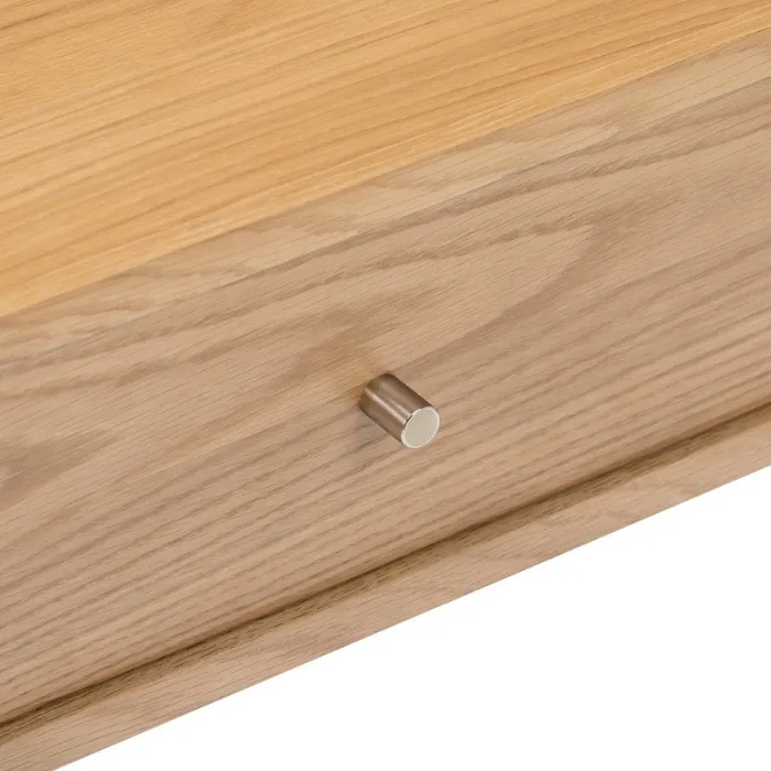 Boardwalk Oval Coffee Table - Natural Oak | Murphy Furniture