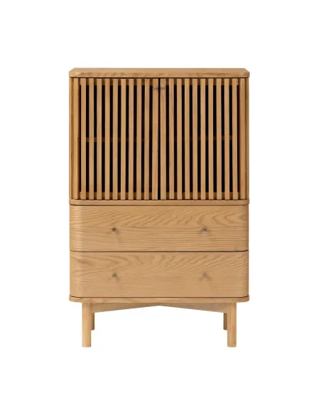 Boardwalk Shoe Cabinet - Natural Oak | Murphy Furniture