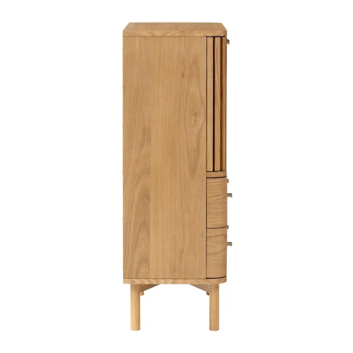 Boardwalk Shoe Cabinet - Natural Oak | Murphy Furniture