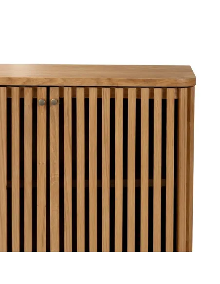 Boardwalk Shoe Cabinet - Natural Oak | Murphy Furniture