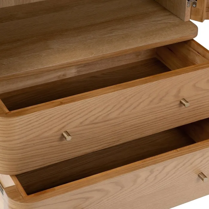 Boardwalk Shoe Cabinet - Natural Oak | Murphy Furniture