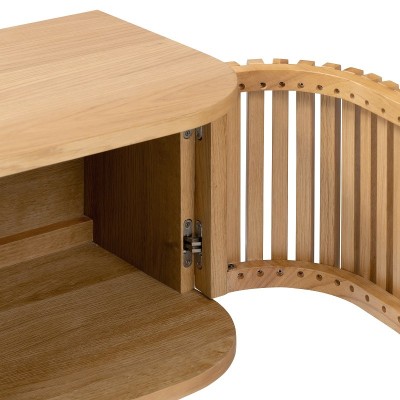 Boardwalk Small TV Unit - Natural Oak | Murphy Furniture