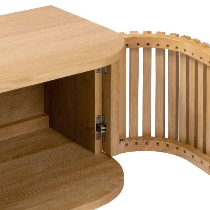 Boardwalk Small TV Unit - Natural Oak | Murphy Furniture