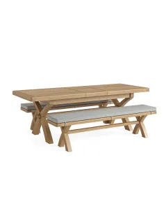 Gia Cross Leg Extending Dining Table - O | Murphy Furniture 2