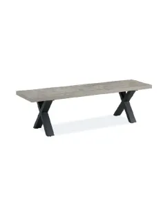 Isla Dining Bench - Grey | Murphy Furniture
