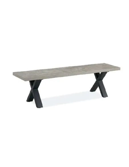 Isla Dining Bench - Grey | Murphy Furniture