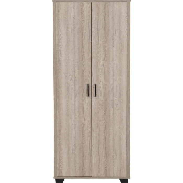 Oliver Wardrobe: 2 Door, Light Oak.