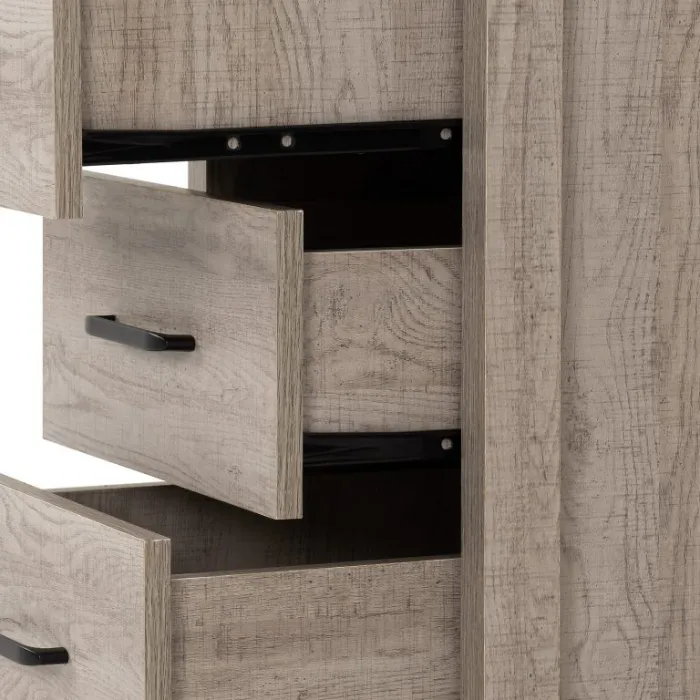 Oliver 3 Drawer Bedside Locker - Light O | Murphy Furniture