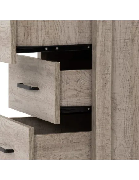 Oliver 3 Drawer Bedside Locker - Light O | Murphy Furniture