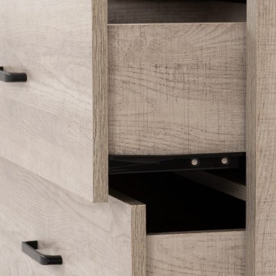 Oliver 3 Drawer Chest - Light Oak Effect | Murphy Furniture