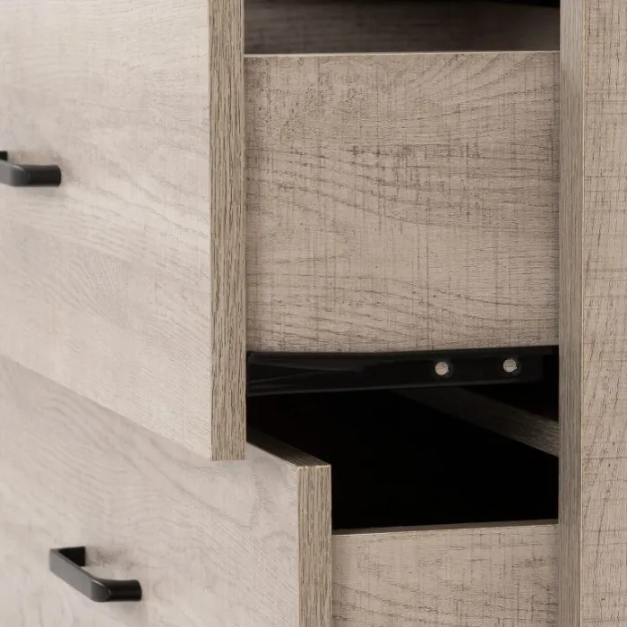 Oliver 3 Drawer Chest - Light Oak Effect | Murphy Furniture