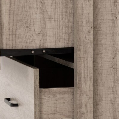 Oliver 6 Drawer Chest - Light Oak Effect | Murphy Furniture