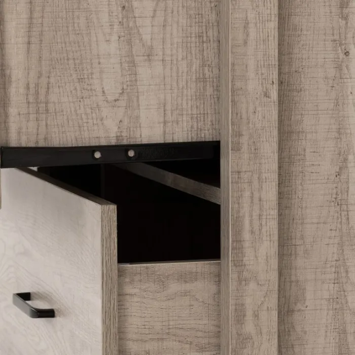Oliver 6 Drawer Chest - Light Oak Effect | Murphy Furniture