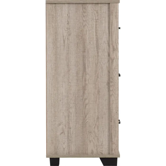 Oliver 6 Drawer Chest - Light Oak Effect | Murphy Furniture