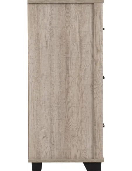 Oliver 6 Drawer Chest - Light Oak Effect | Murphy Furniture