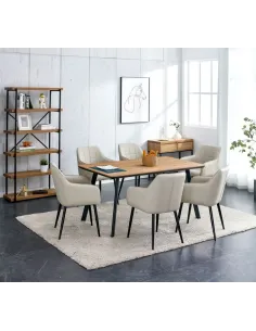 Drea 1.6m Dining Table - Oak | Murphy Furniture