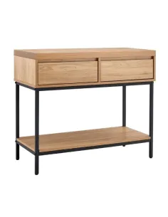 Isla 2 Drawer Console Table - Oak | Murphy Furniture