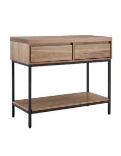 Isla 2 Drawer Console Table - Walnut | Murphy Furniture