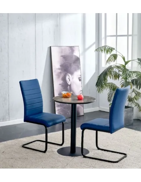 Tapas Round Dining Table - Grey | Murphy Furniture