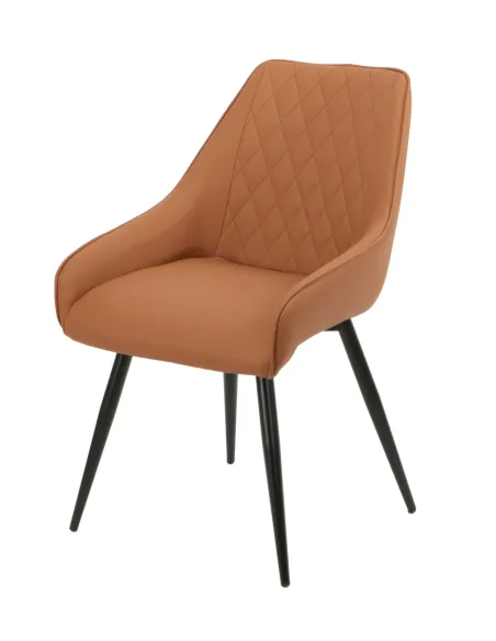 Gabriel Swivel Dining Chair - Salmon | Murphy Furniture