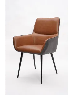 Rebecca Dining Chair - Cognac Leather | Murphy Furniture