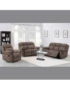 Brody 2 Seater Recliner Sofa - Tan | Murphy Furniture 2
