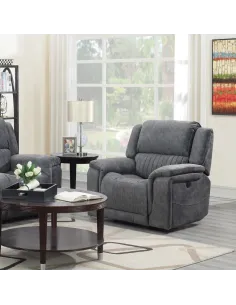 Marseilles Recliner Armchair - Light Grey | Murphy Furniture 2