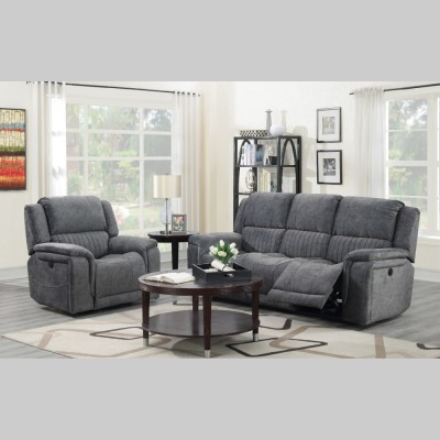 Marseilles Recliner Armchair - Light Grey | Murphy Furniture