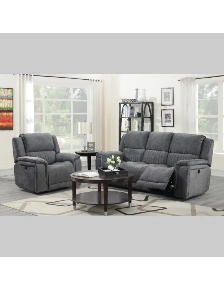 Marseilles Recliner Armchair - Light Grey | Murphy Furniture