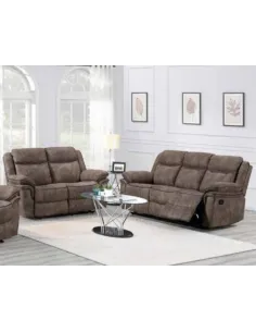 Brody 3+2 Sofa Suite - Brown/Tan | Murphy Furniture