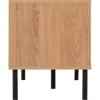 Leon 2 Door TV Unit - Medium Oak Effect | Murphy Furniture