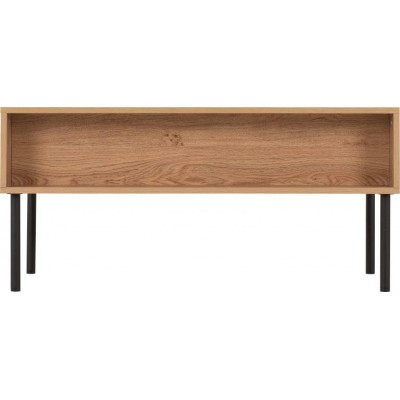 Leon 2 Drawer Coffee Table - Medium Oak | Murphy Furniture