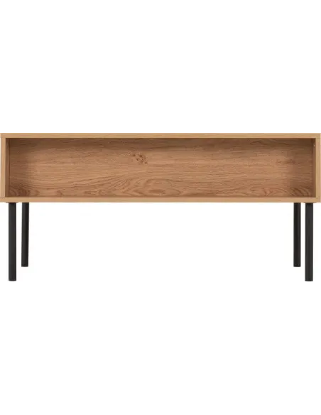 Leon 2 Drawer Coffee Table - Medium Oak | Murphy Furniture