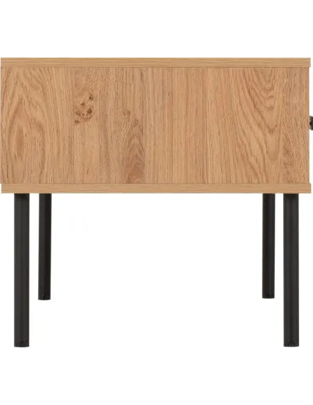 Leon 2 Drawer Coffee Table - Medium Oak | Murphy Furniture