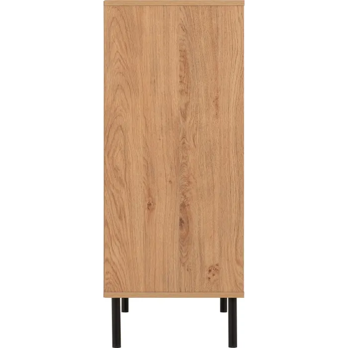 Leon 3+2 Drawer Chest - Medium Oak Effect | Murphy Furniture