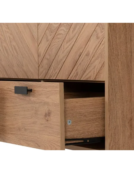 Leon 3 Door 2 Drawer Wardrobe - Medium O | Murphy Furniture