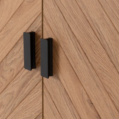 Leon 3 Door 2 Drawer Wardrobe - Medium O | Murphy Furniture