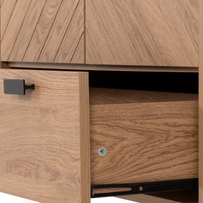 Leon 2 Door 1 Drawer Wardrobe - Medium O | Murphy Furniture