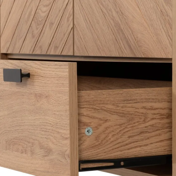 Leon 2 Door 1 Drawer Wardrobe - Medium O | Murphy Furniture