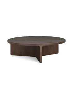Haiden Large Round Coffee Table - Dark O | Murphy Furniture