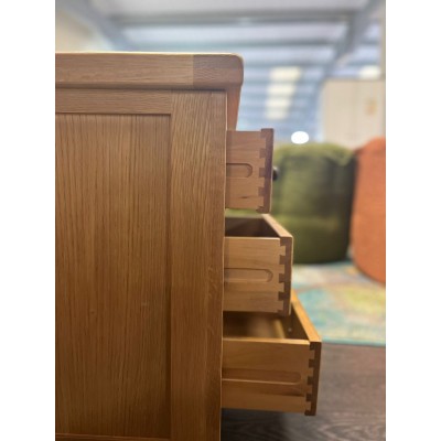 Lancaster 3 Drawer Bedside Locker - Soli | Murphy Furniture