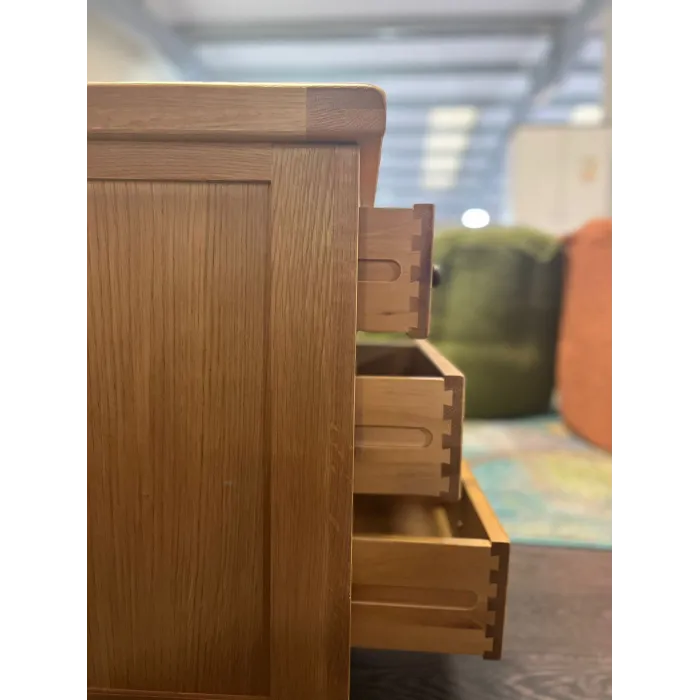 Lancaster 3 Drawer Bedside Locker - Soli | Murphy Furniture