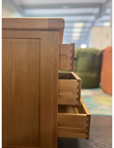 Lancaster 3 Drawer Bedside Locker - Soli | Murphy Furniture