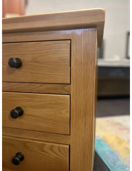 Lancaster 3 Drawer Bedside Locker - Soli | Murphy Furniture