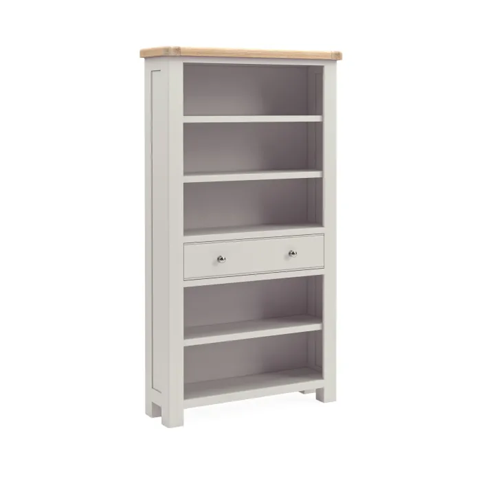 Marbury Large Bookcase - Light Grey | Murphy Furniture