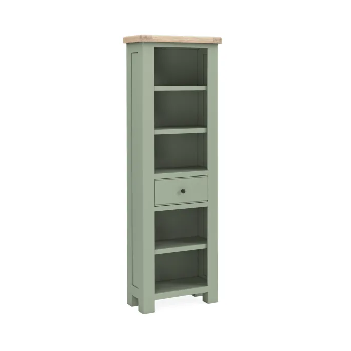 Marbury Slim Bookcase - Sage | Murphy Furniture