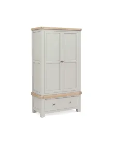 Marbury Gents Wardrobe - Light Grey | Murphy Furniture