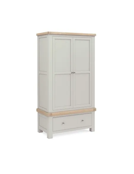 Marbury Gents Wardrobe - Light Grey | Murphy Furniture