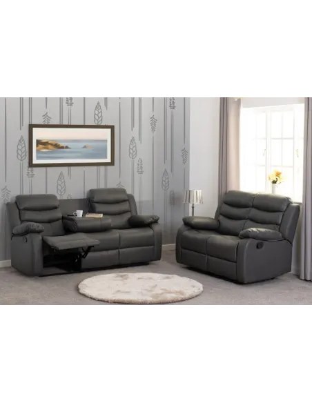 Roma 3+2 Seater Recliner Sofa Suite - Gr | Murphy Furniture