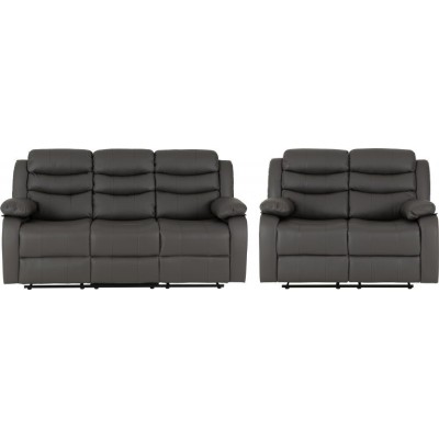Roma 3+2 Seater Recliner Sofa Suite - Gr | Murphy Furniture